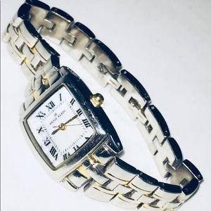 Anne Klein Two Tone Bracelet Link Wristwatch